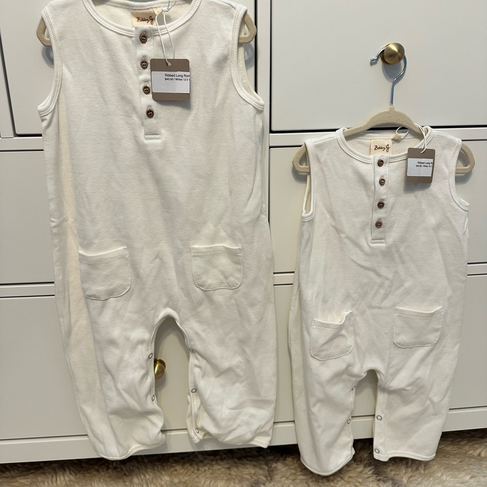 Cozy White Sleeveless Kids Pajama Set